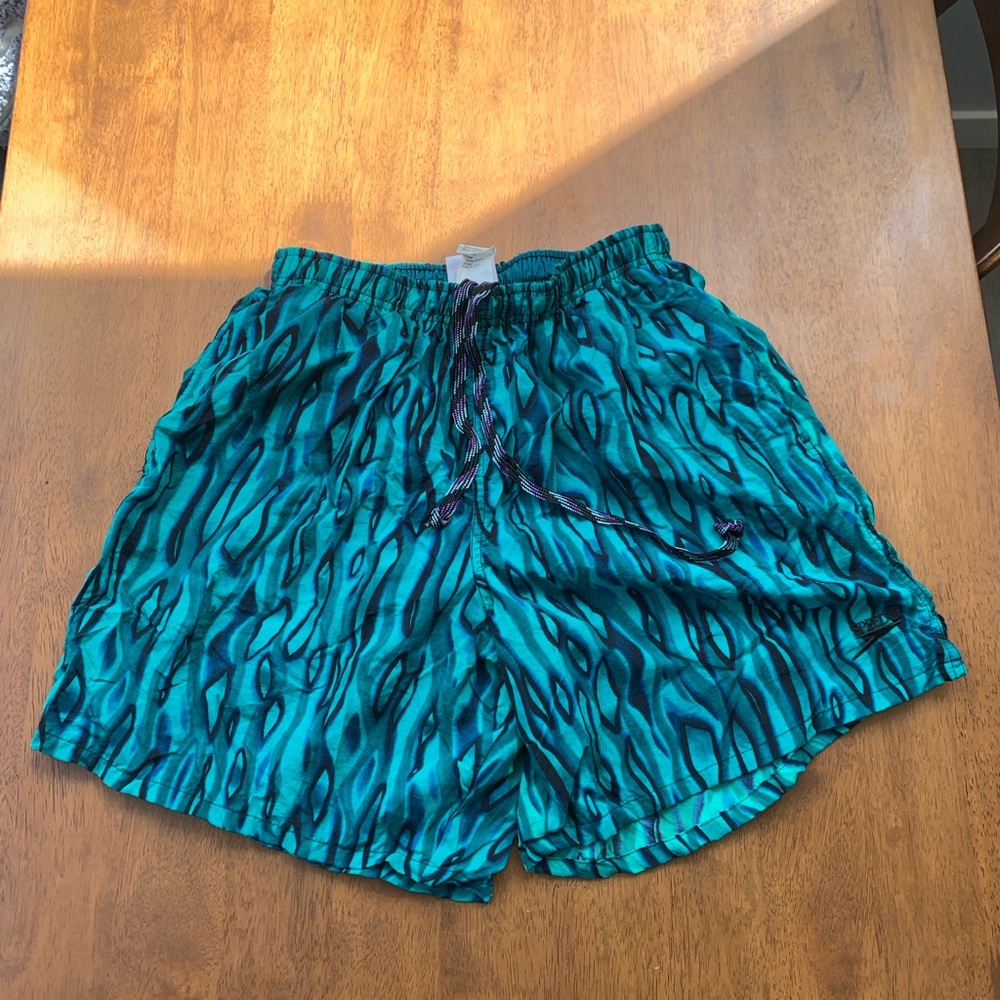 Vintage 90s Speedo Swim Trunks